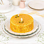 Honey Bee Butterscotch Cake 2 Kg Eggless