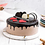 Red Hearts Chocolate Cake 1 Kg Eggless