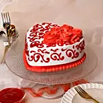 Rosy Heart Chocolate Cake 2 Kg