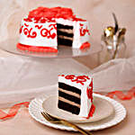 Rosy Heart Chocolate Cake- 500 Gms