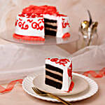 Rosy Heart Chocolate Cake 500 Gms