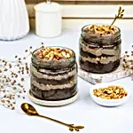 Yummy Choco Walnut Cake Jar Set of 2