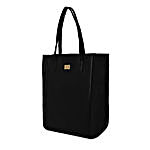 KLEIO Leatherette Tote Handbag Black