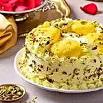 Butterscotch Cake With Rasmalai 1kg Eggless