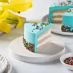 Heavenly Vanilla Cream Cake Eggless- 1 Kg