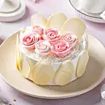 Rosy White Forest Cake Half Kg