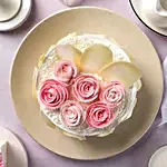 Rosy White Forest Cake- Half Kg Eggless