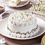Vanilla Buttercream Cake Half Kg Eggless