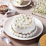 Vanilla Buttercream Cake Half Kg Eggless