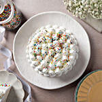 Vanilla Buttercream Cake Half Kg Eggless