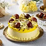 Vanilla Cake With Gulab Jamun 1kg Eggless