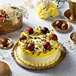 Vanilla Cake With Gulab Jamun Half kg