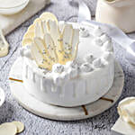 White Forest Cream Cake Half Kg Eggless
