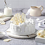 White Forest Cream Cake Half Kg Eggless