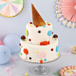 Party Lover 2 Tier Truffle Cake- 2 Kg