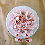 Pink Bow 2 Tier Truffle Cake- 3 Kg