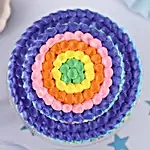 Two Tier Rainbow Chocolate Cake 3 Kg