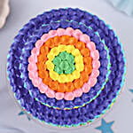 Two Tier Rainbow Chocolate Cake 2.5 Kg