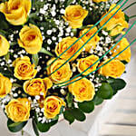 Basking In Sunlight Roses Arrangement