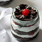 Black Forest Cream Cake Jar Eggless Set of 2