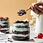 Black Forest Cream Cake Jar Set of 2