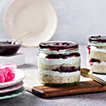 Blueberry Cream Cake Jar Set of 2