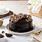 Chocolate Rose Designer Cake- 1 Kg Eggless