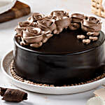 Chocolate Rose Designer Cake- 2 kg Eggless