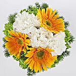 Carnations & Gerberas Cupcake Pot