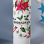 Personalised Floral Flask With Temperature Display