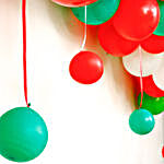 Santa Snowman Balloons Décor