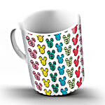 Colourful Mickey Stamps Mug
