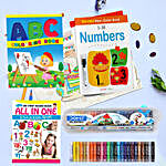 Fun Learning Book Set & Crayons