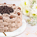 Basketweave Design Chocolate Cake- Eggless 1 Kg