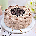 Basketweave Design Chocolate Cake- Half Kg