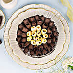 Chocolaty Rolls Cake 1 Kg Eggless