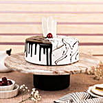 Creamy Drip Black Forest Cake- Eggless Half Kg