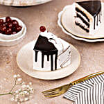 Creamy Drip Black Forest Cake- Eggless Half Kg