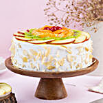 Creamy Vanilla Fruit Cake Half Kg