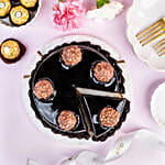 Ferrero Rocher Truffle Cake- 1 Kg Eggless