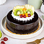 Fruit Chocolate Cake Half kg Eggless