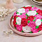 Full Of Roses Designer Cake- 1 Kg Eggless