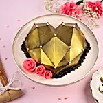 Gems Filled Heart Pinata- Truffle