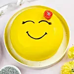 Happy Emoji Pineapple Cake 2 Kg