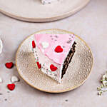 Pink Hearts Chocolate Cream Cake Half Kg