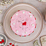 Pink Hearts Chocolate Cream Cake Half Kg