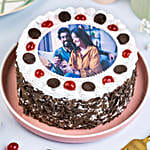 Round Black Forest Photo Cake 2kg