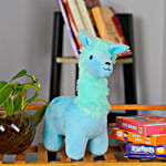 Groovy Green Cute Llama
