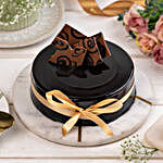 Decorated Chocolate Truffle Cake Half Kg