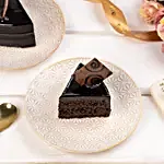 Decorated Chocolate Truffle Cake Half Kg Eggless